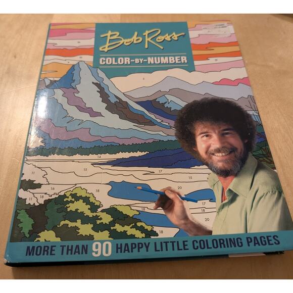 🎃Unused Bob Ross Color-By-Number Book - Picture 1 of 4